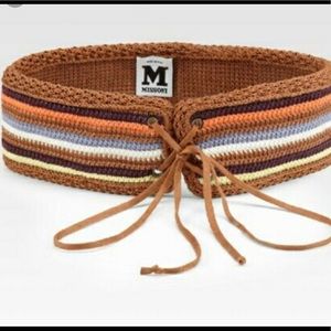 Missoni Crochet Belt